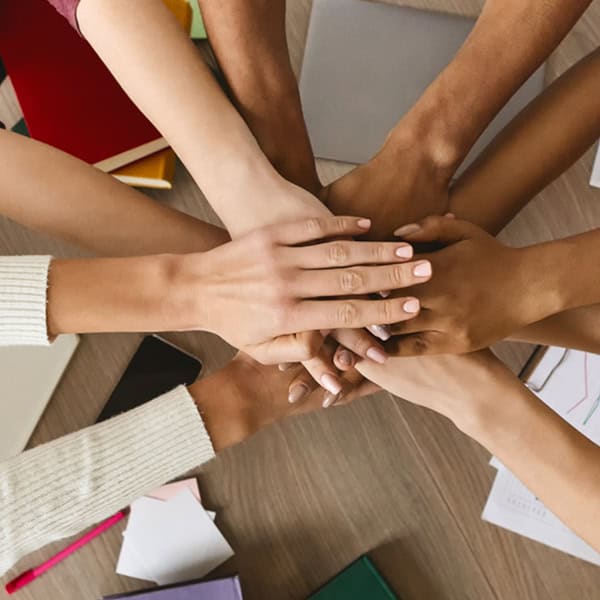 Diversity Hands Together Image